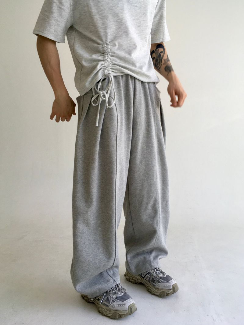 EGONLEO(エゴンレオ)の「curved bonded pants(2colors)(Pants)」