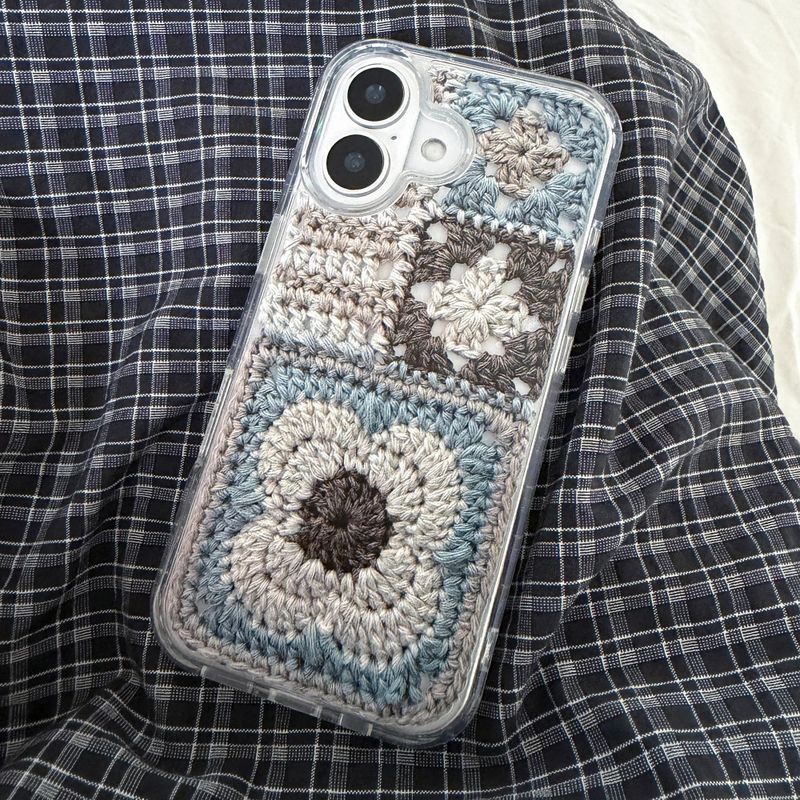 MOTIFS HARD JELL CASE _ F _ BLUE