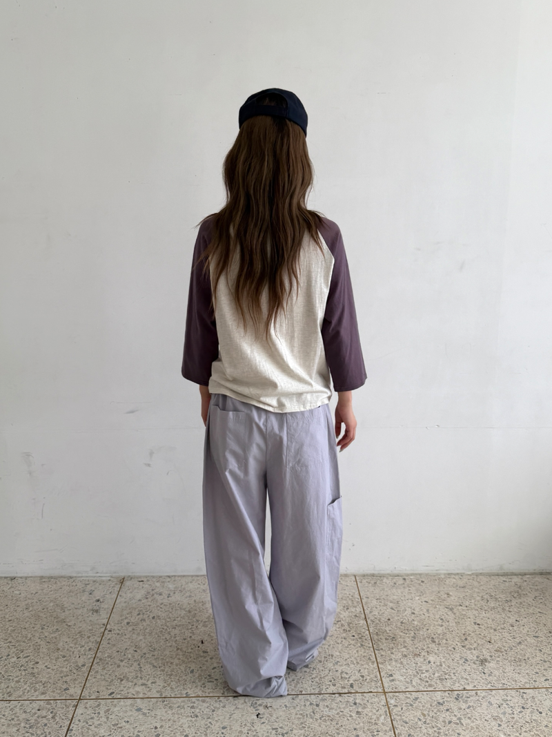 side pocket cotton pants