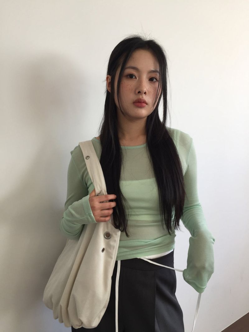 Leti Eyelet Shirring Bag (2color)