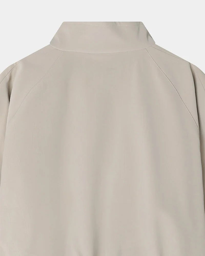 [Unisex] Glossy pleats blouson jacket(2color)