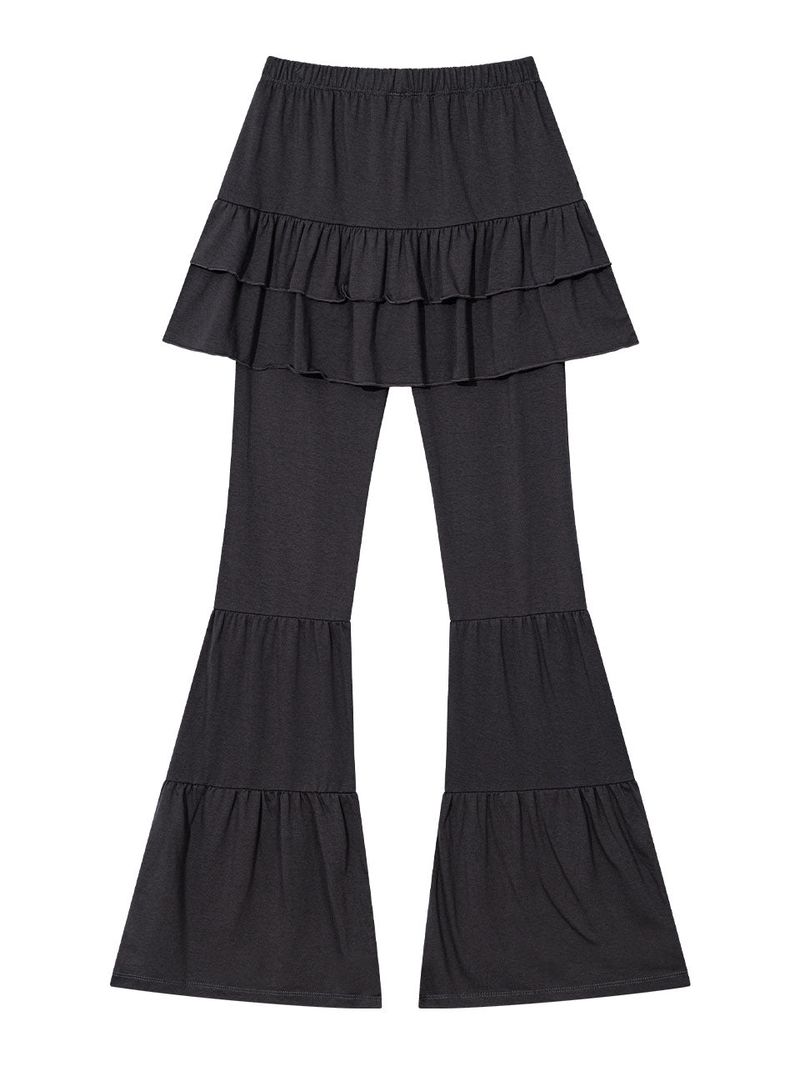 CANCAN SKIRT PANTS(CHARCOAL)