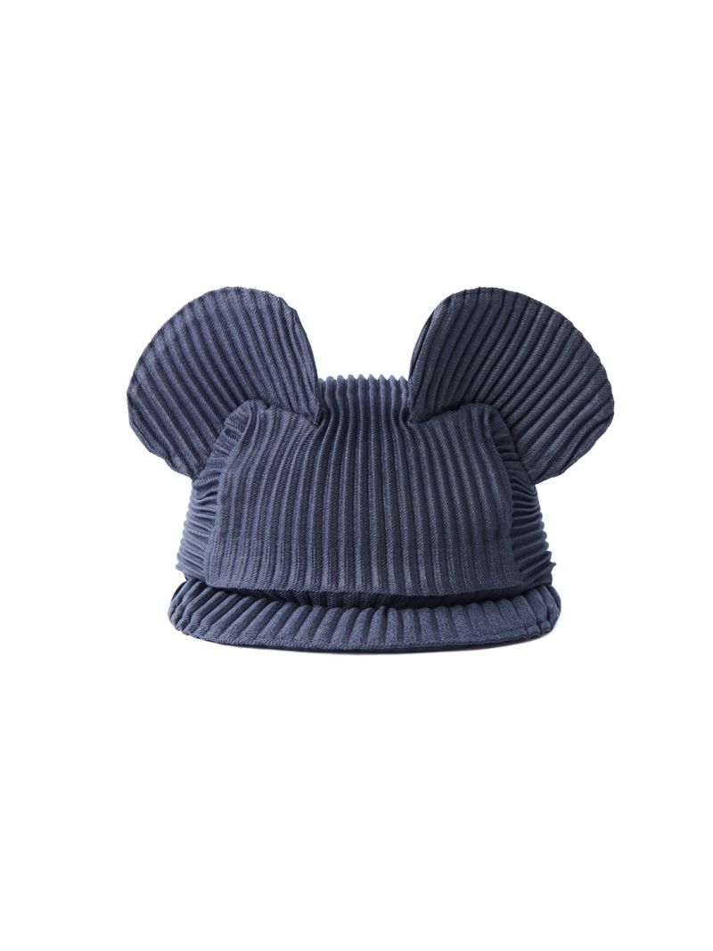 6CRAYON(シックスクレヨン)の「6CRAYON Denim Blue Pleated Flat Brim Mickey Cap(Hats)」