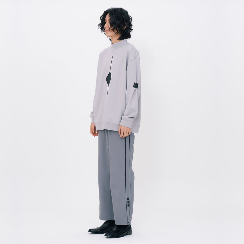 Square point Sweatshirts [Gray]