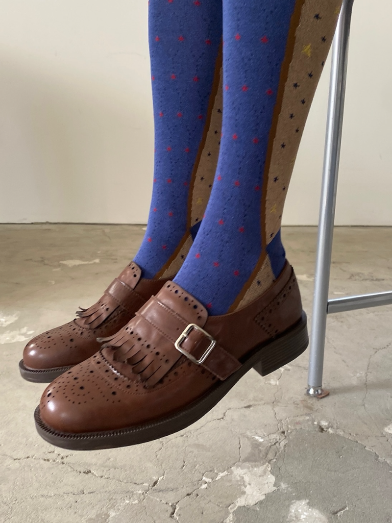 tassel leather loafer