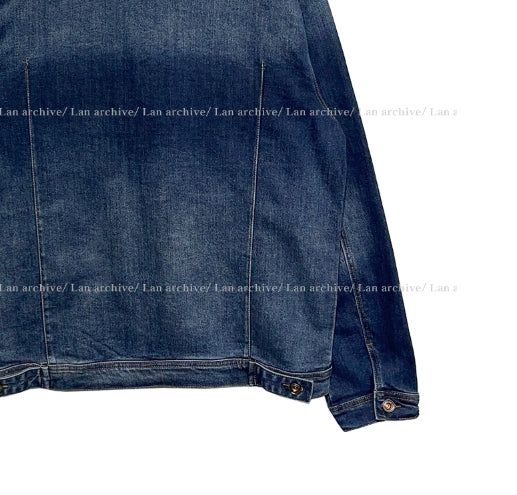 Undead China Neck Denim Jacket
