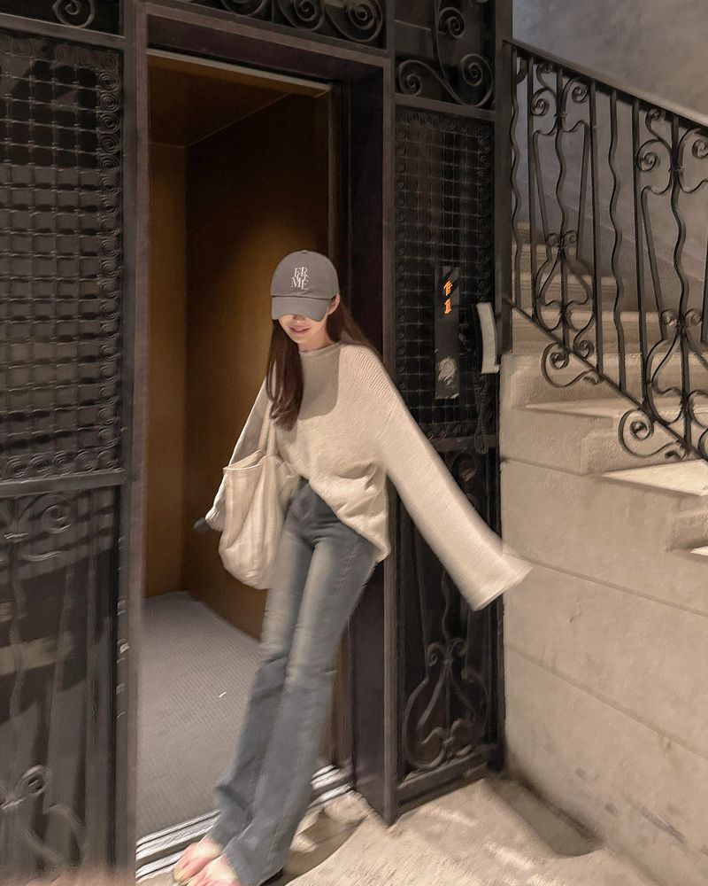 Lure linen loose fit knitwea
