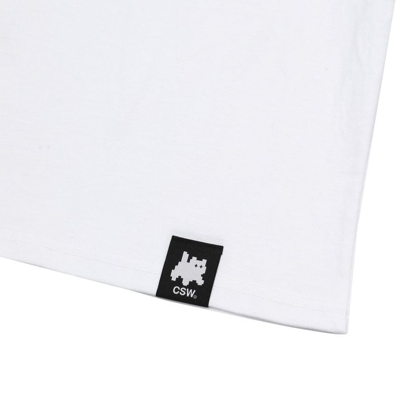 Cat Save The World Basic logo half T Unisex (2Color)