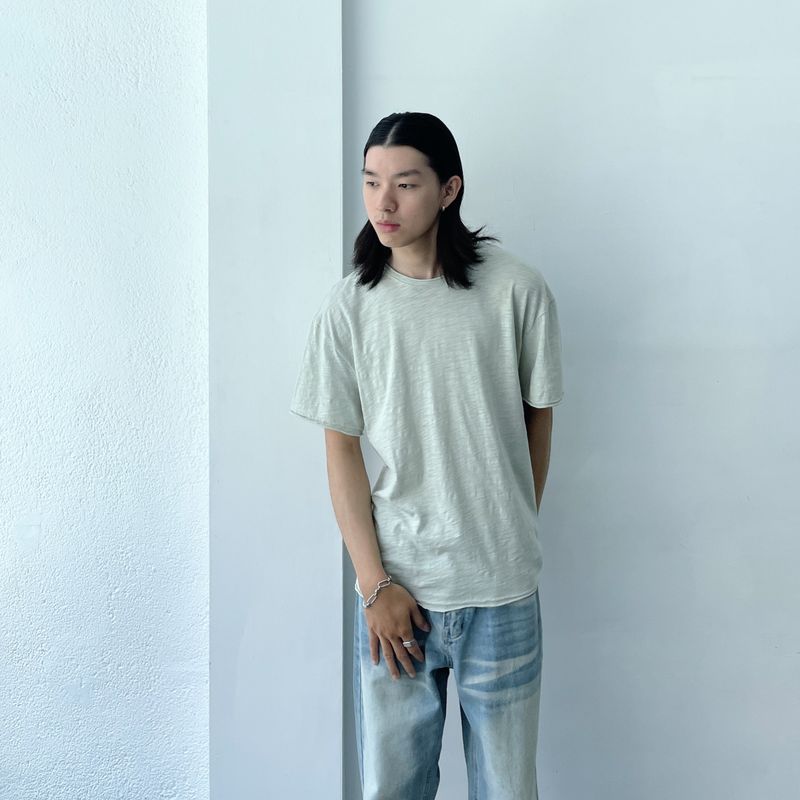 Natural Cotton Relaxed Tee