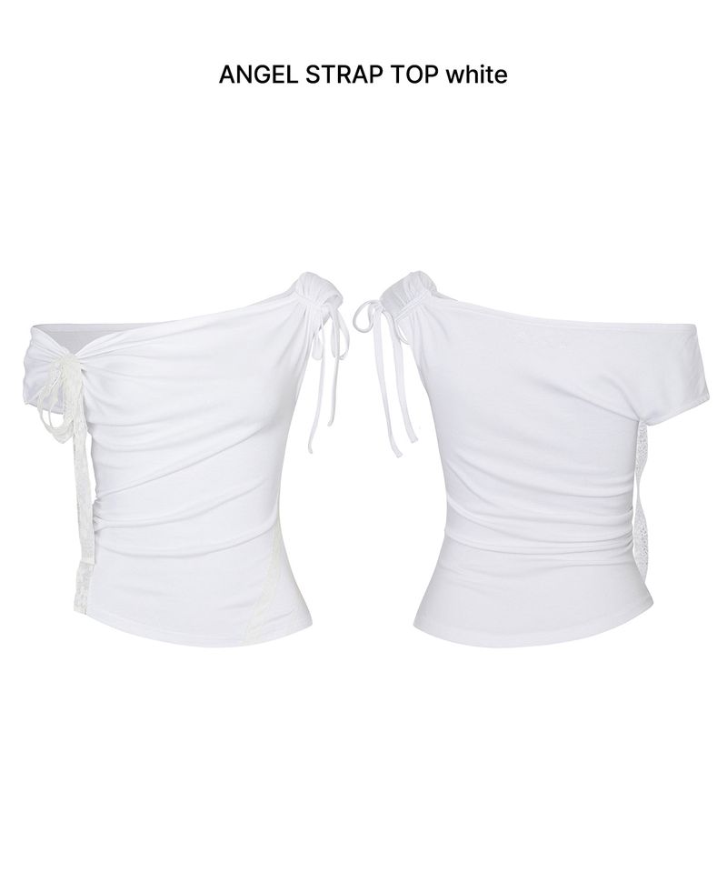 ANGEL STRAP TOP white