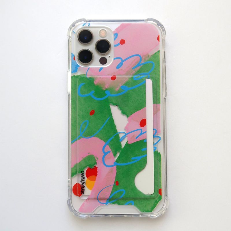 [MADE] flora card case (jelly hard)