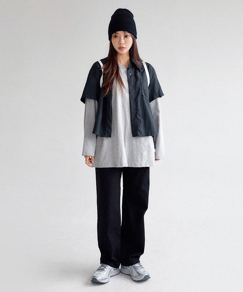 LAYERED LONG SLEEVE T-SHIRT