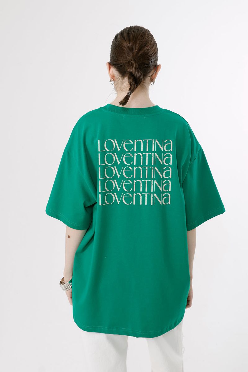 MULTI PRINTING T-SHIRT LIZE_GREEN
