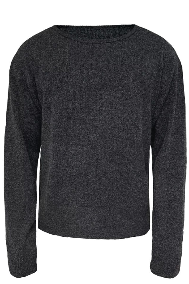 JCAESAR（ジュリウス・シーザー）の「Ribbed Boat Neck Long Sleeve（Tops）」