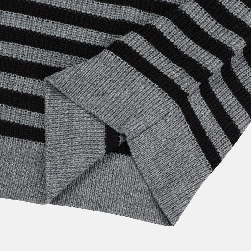 Rush Striped Hooded Knit (3 Colors)