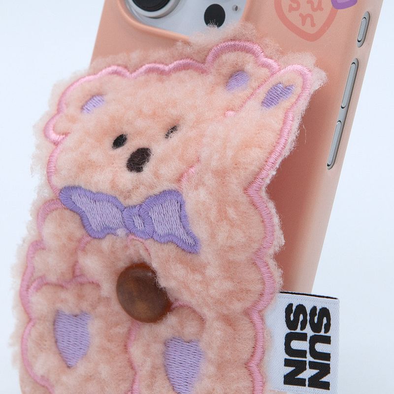 SUN CASE PATCH HI BEAR PEACH