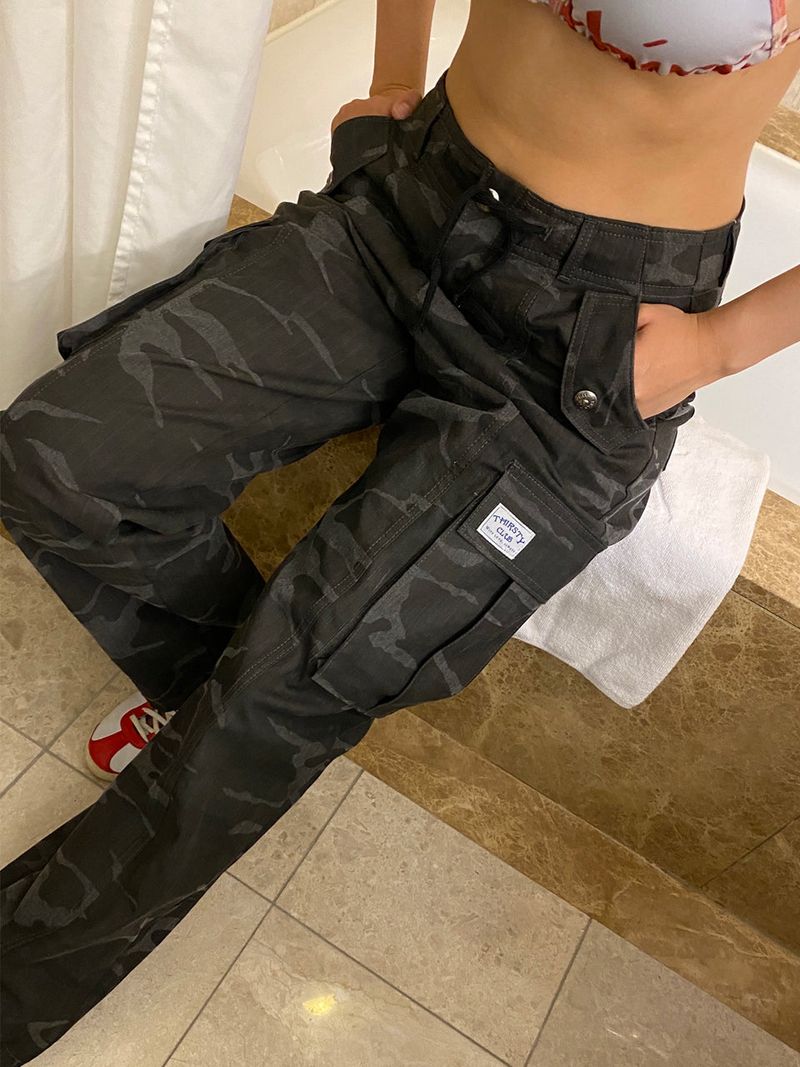 Camo 2way cargo pants - Deep