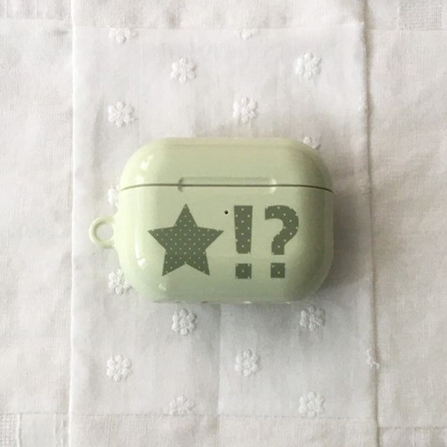 Youth Spirit（ユース スピリット）の「Star polka-dot green tea green apple glossy AirPods case（Smartphone Accessories）」