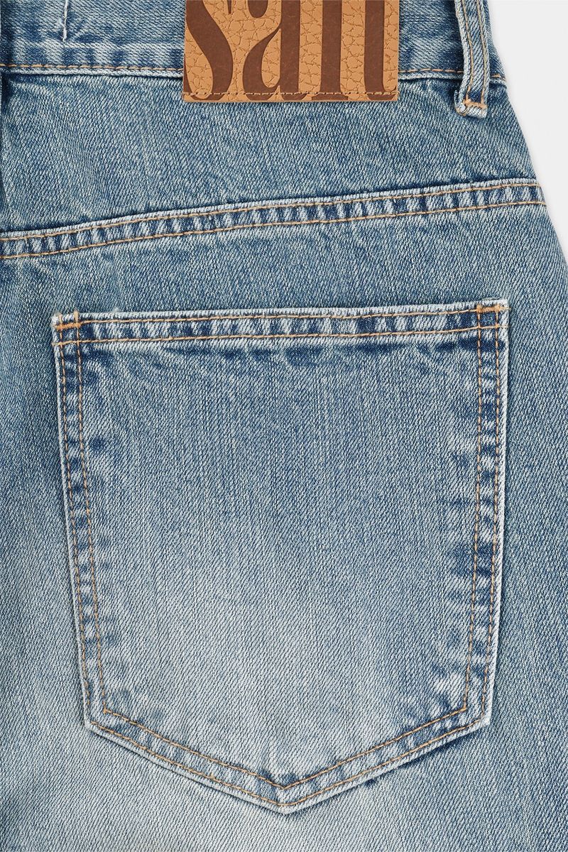 Blue Ocean Straight Denim Pants