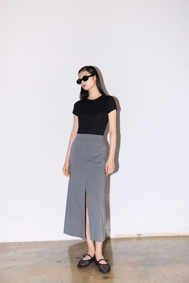 NO.27 SKIRT - GREY