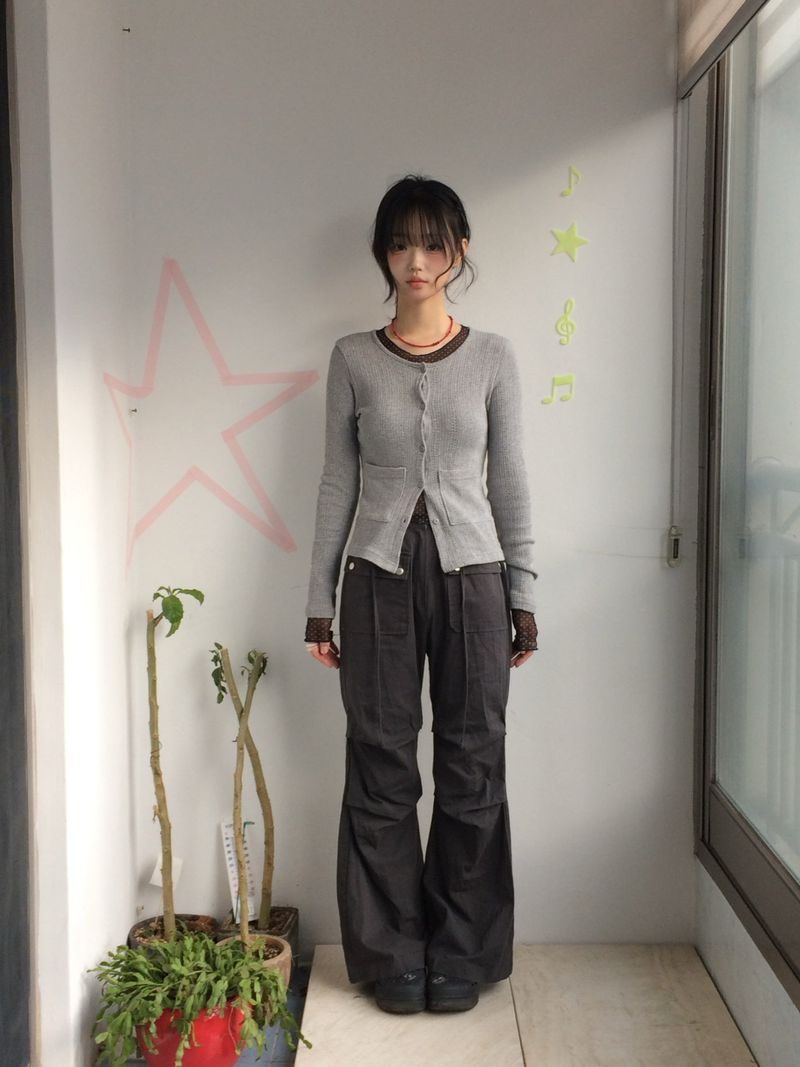 Pocket Bootcut Pants