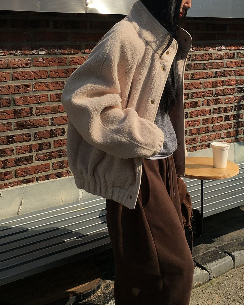 [ORIGINAL] Cable Wool Fleece Jumper
