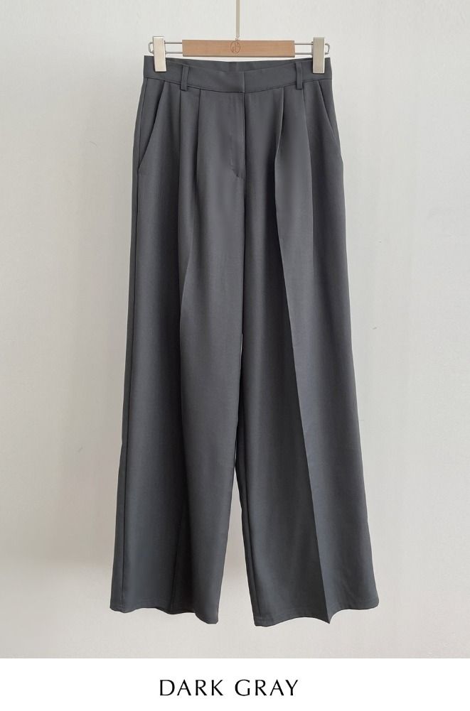 Botel Two Pintuck Wide Slacks
