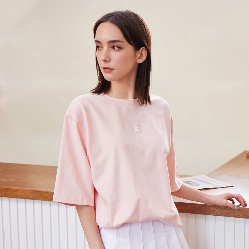 VARZAR(バザール)の「VA 3D Logo T-Shirts / Pink(Tops)」