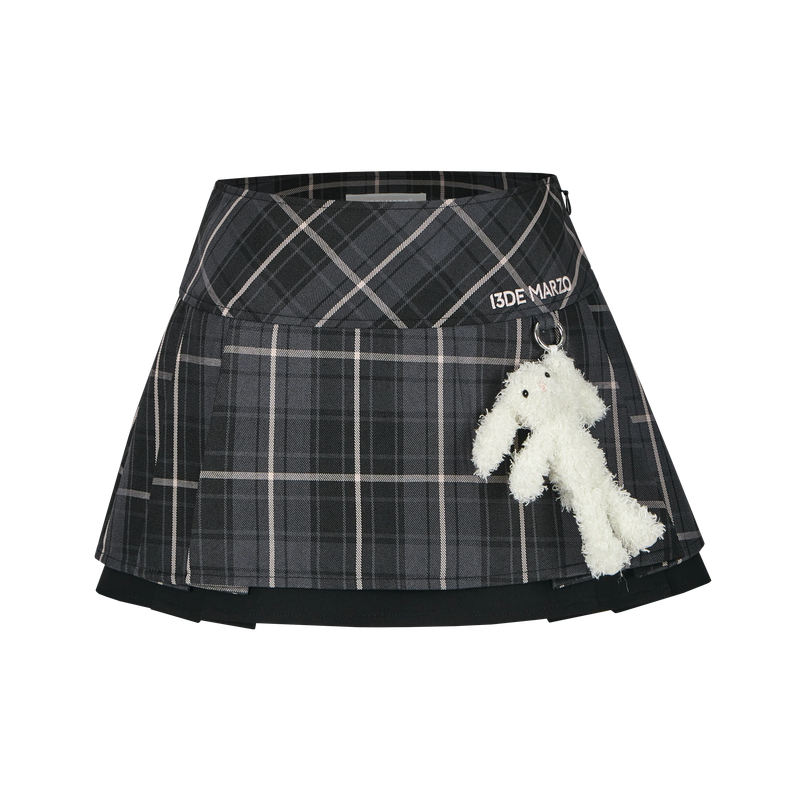 13DE MARZO（トレセ・デ・マルゾ）の「13DE MARZO Plaid Low Waist Pleated Skirt（Skirts）」