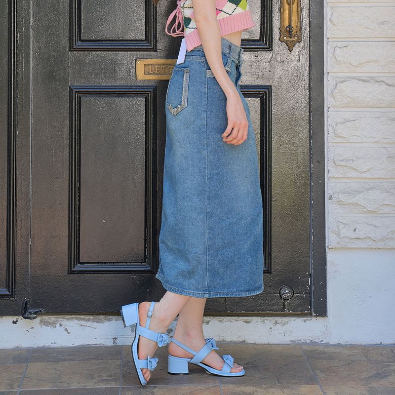 Flora Ribbon Strap sandals_S2500 (4Colors)