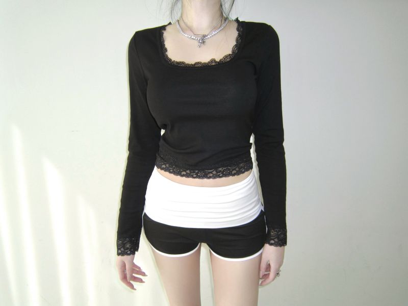 TTSTUDIO(ティーティースタジオ)の「Lace long sleeves-T(Tops)」