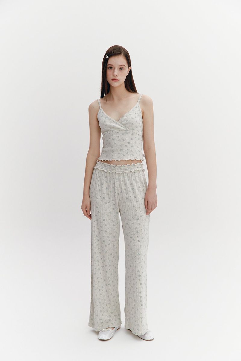 Wave Frill Pants Oatmeal