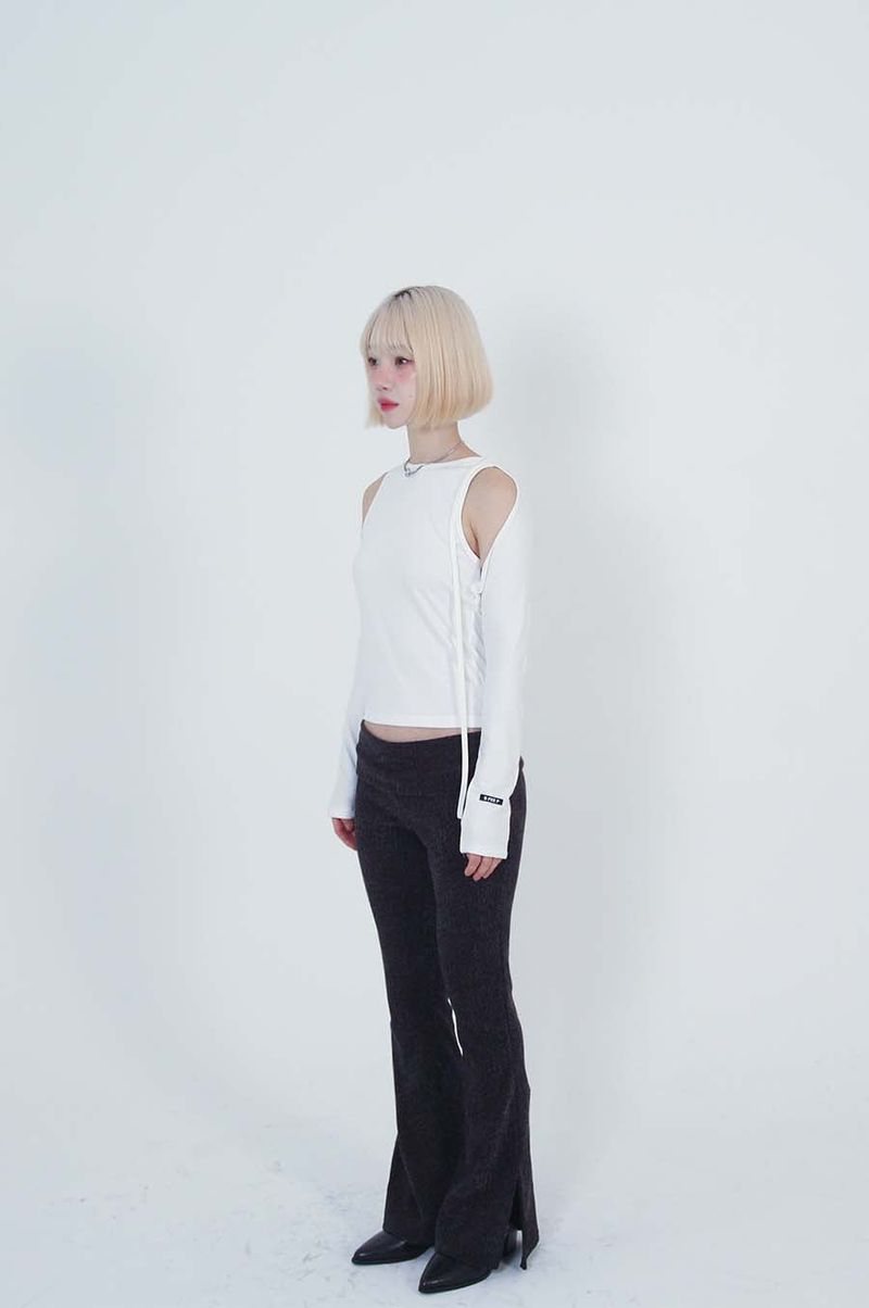NECK STRAP TEE_IVORY