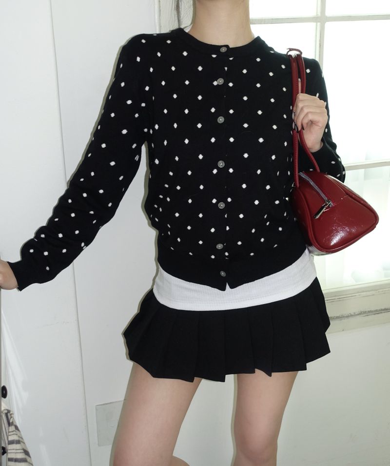 pleats wrap skirt