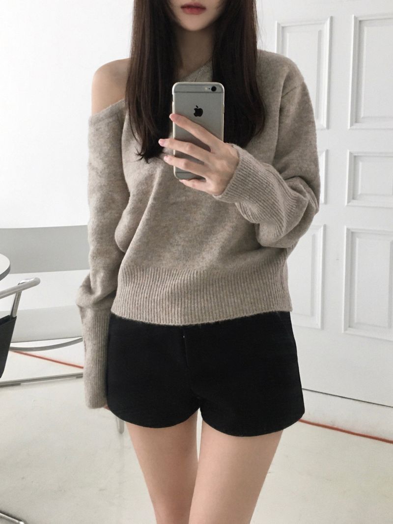 Soft off knit (4color)