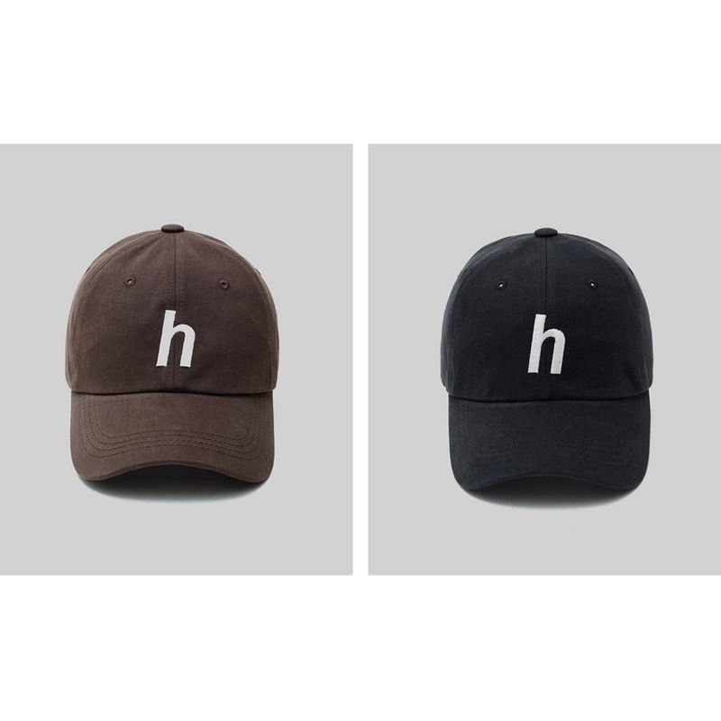 H Logo Ball-Cap (Brown)