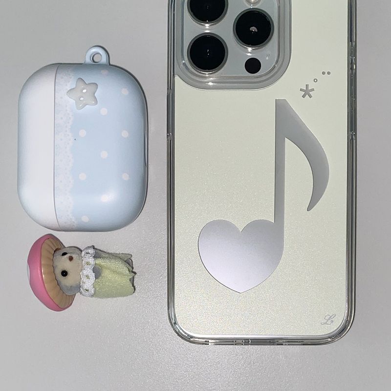 [MADE] MELODY PHONE CASE (clear jelly hard)