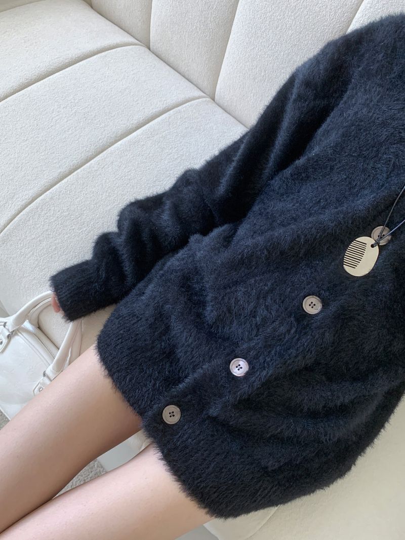 [UNISEX] Cloud Soft Angora Basic Cardigan(6color)