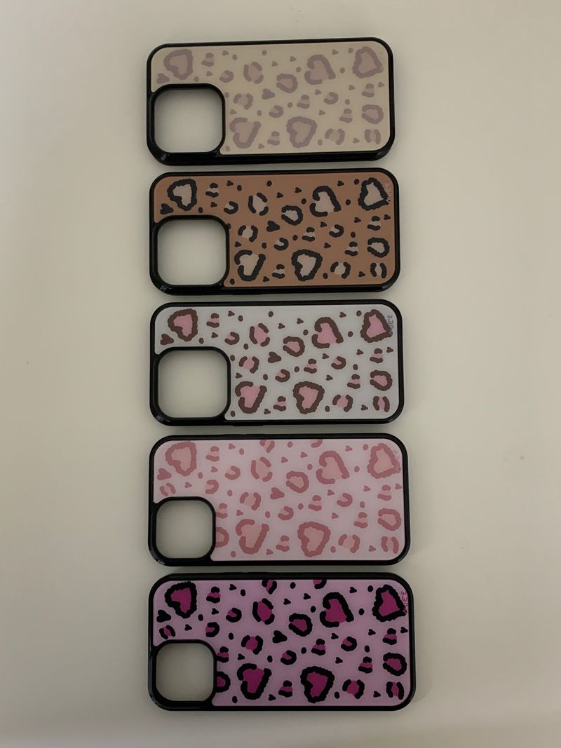 heart leopard (beige) case 