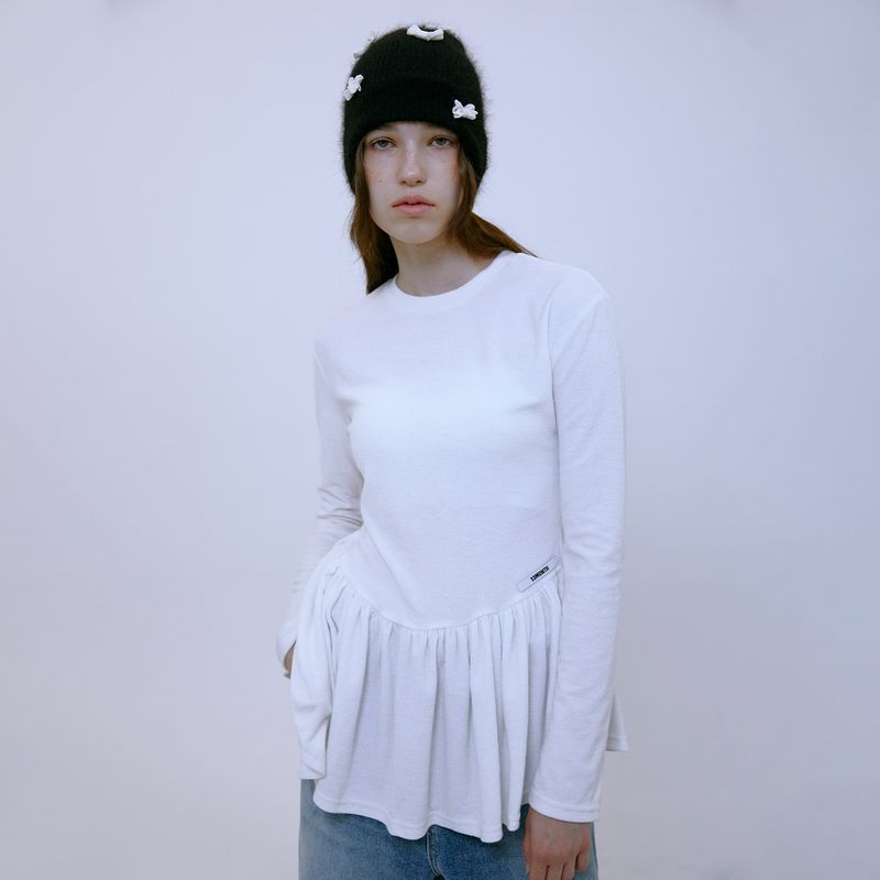 Flare Edge Top (WHITE)