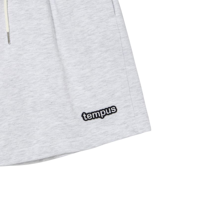 TEMPUS PATCH EASY HALF PATCH PANTS [WHITE MELANGE]