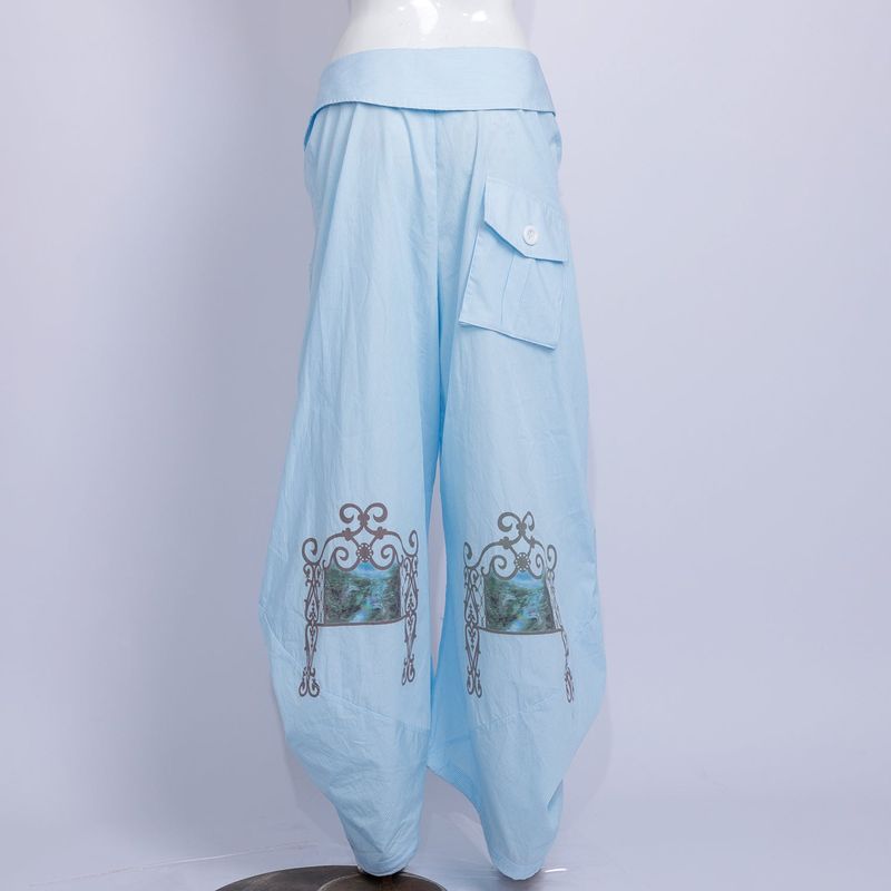 blue stripe fatty,saggy pants