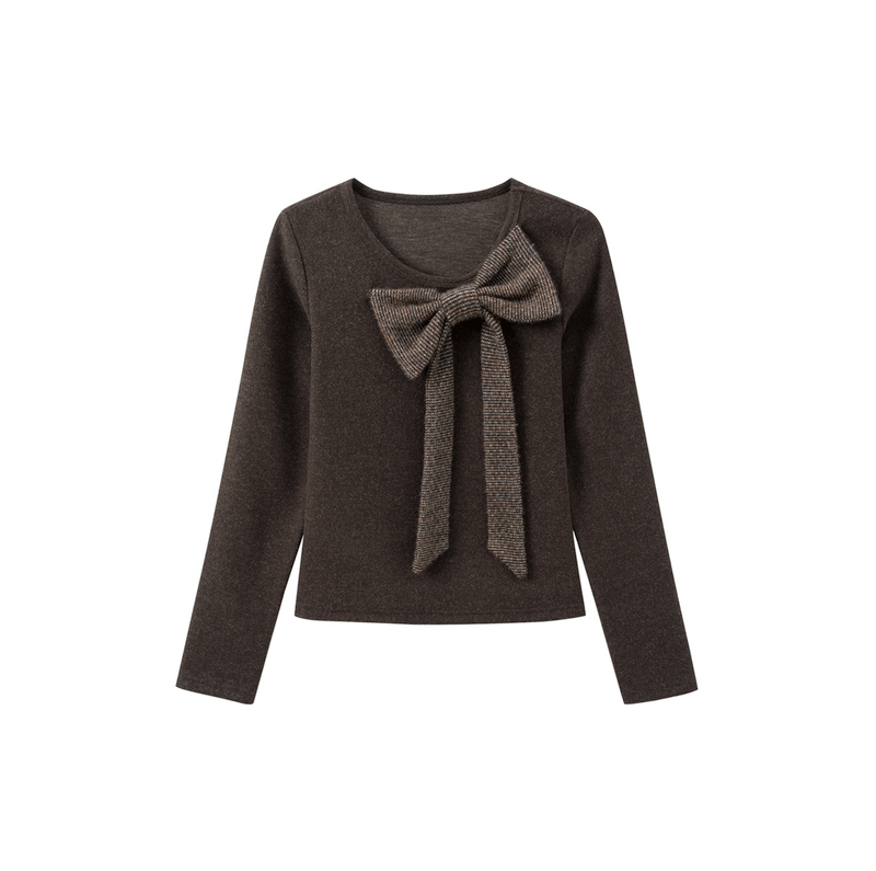 Cozy&Kitsch(コージーアンドキッチ)の「Mega Ribbon Knit Top(Tops)」