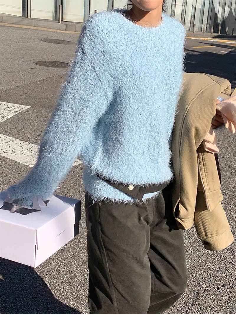 LEGACY BOUCLE KNIT (3COLOR)