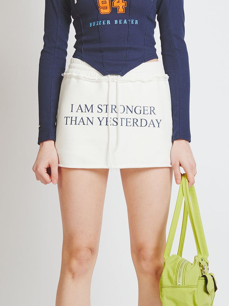 crank（クランク）の「LETTERING SKIRT PANTS_WT（Pants）」
