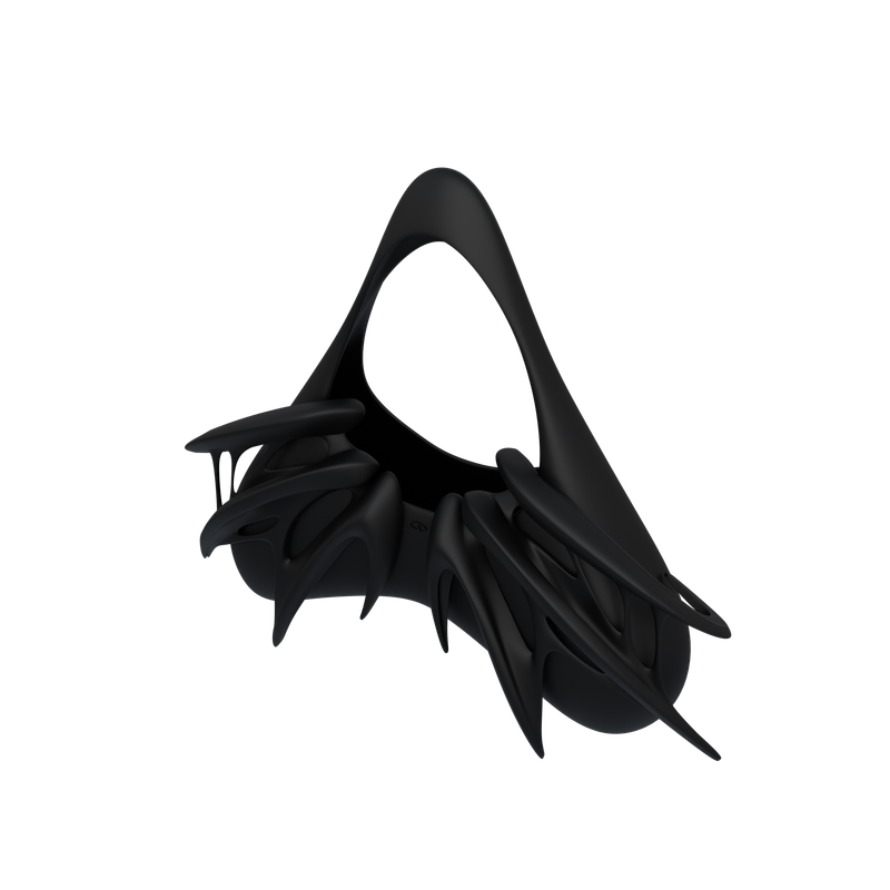 Claw HandBag (Matte Black)