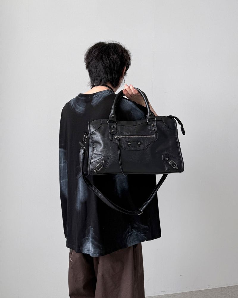 Anarchy Rivet Leather Bag