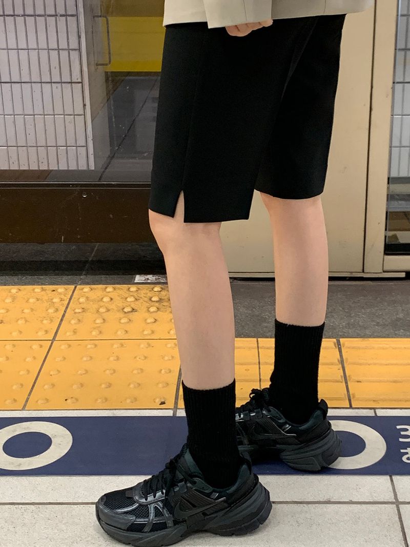 [MADE] Maatte Slit Biker Slacks