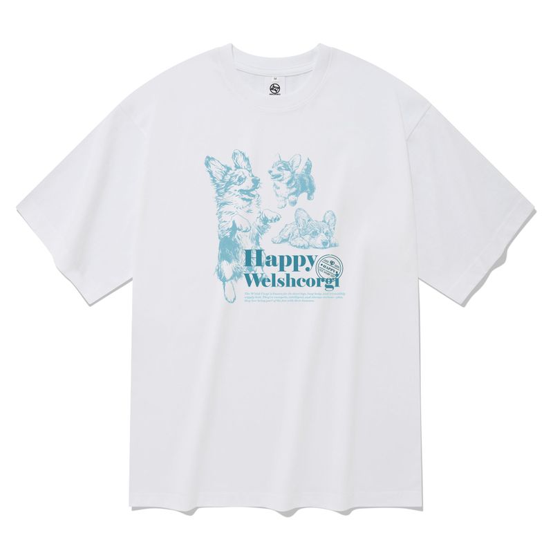 HAPPY WELSHCORGI T-SHIRTS