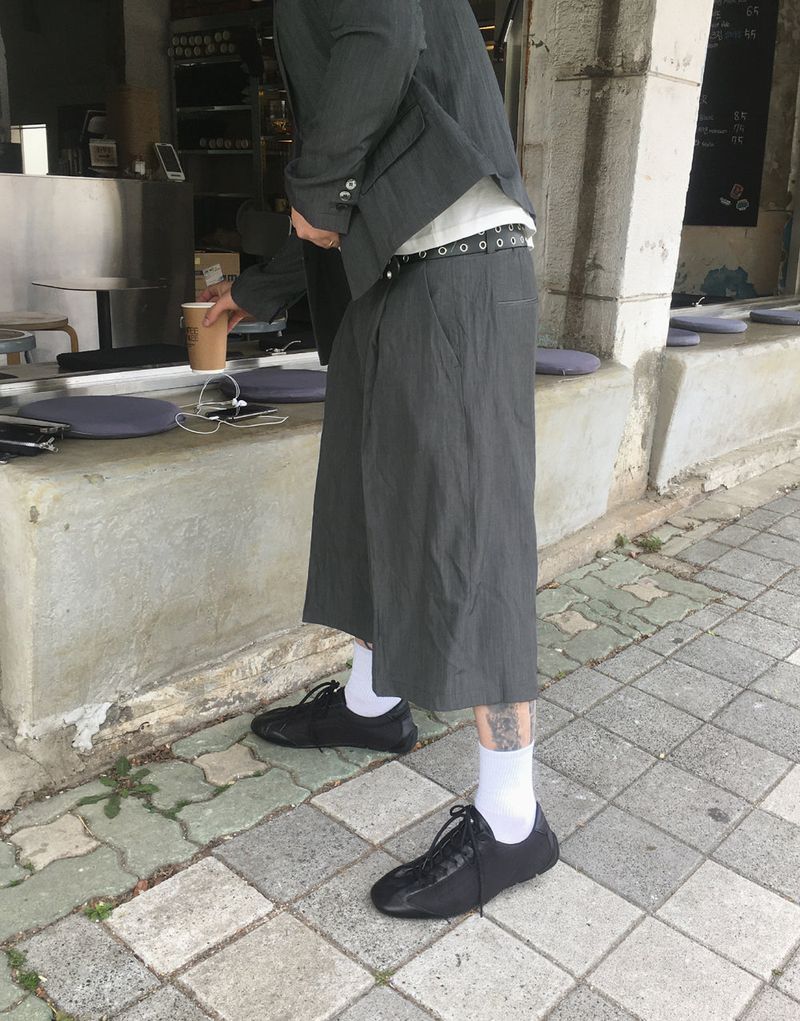 No.1741 metal bermuda SHORTS